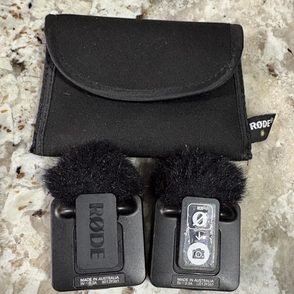 Rode Wireless ME Microphone System Unisex OS Black Digital TX RX Set EUC